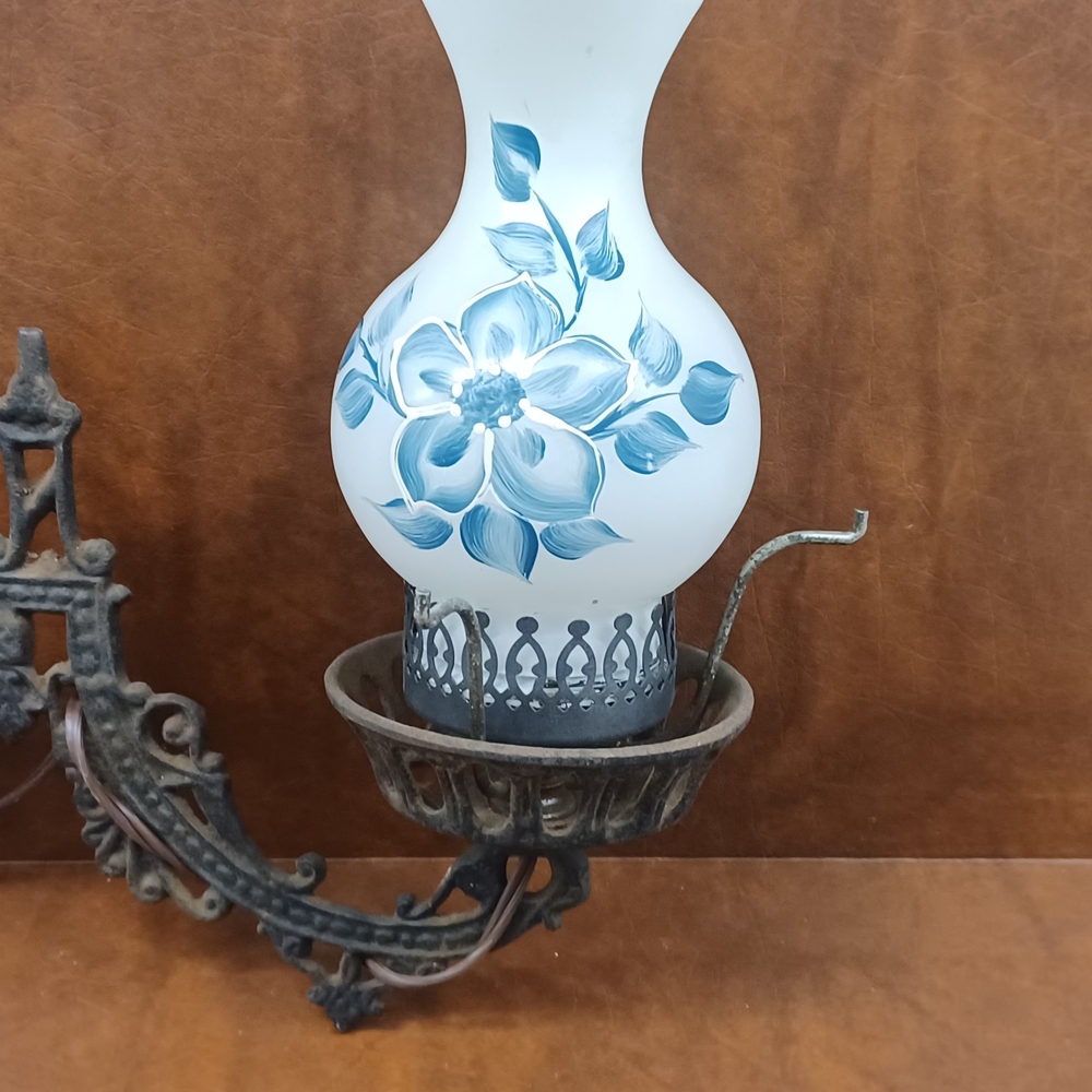Vintage Floral Wall Sconce Lamp